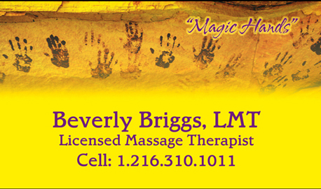 
full color business cards massage hotel cards
